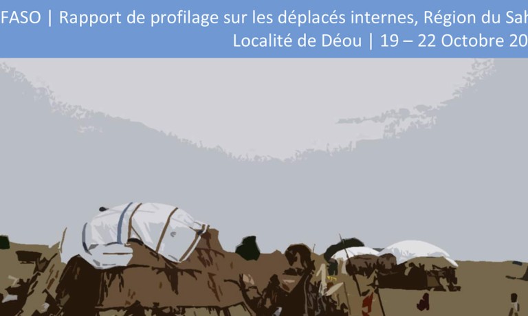 Burkina Faso - Profile Report on Internally Displaced Persons, Sahel Region, Locality of Déou (19 - 22 October 2018) [French]